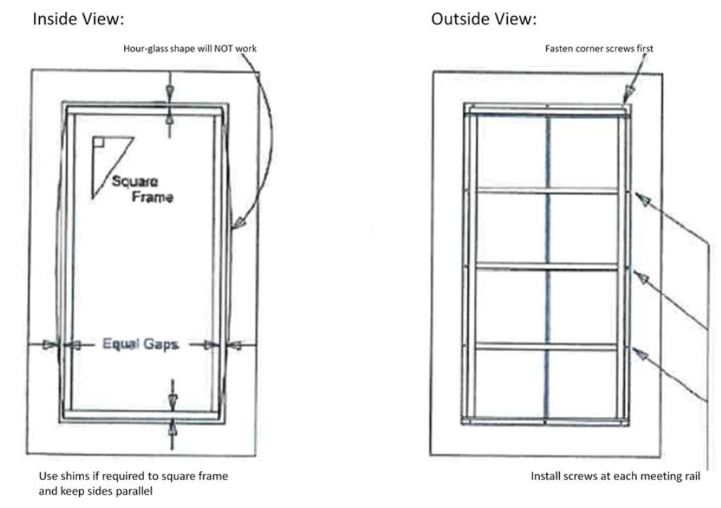 Window Installation Instructions